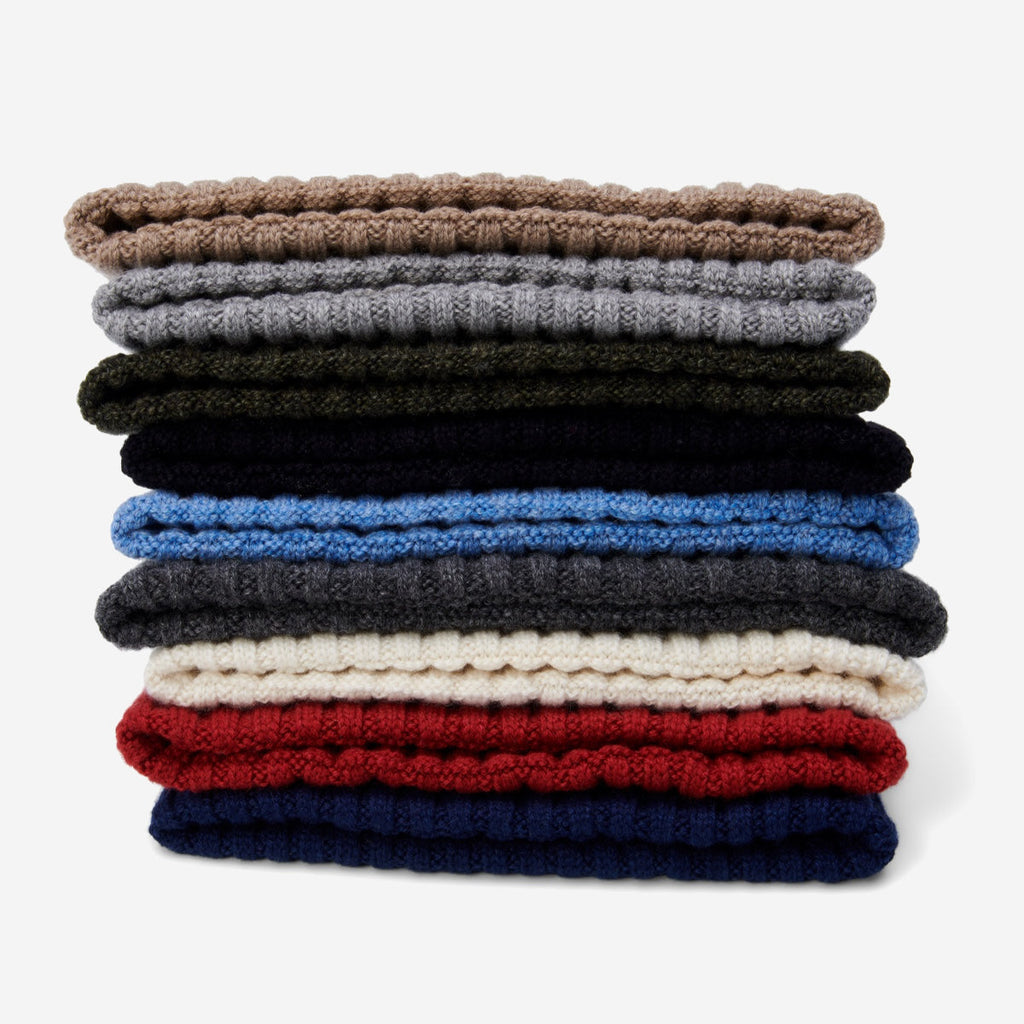 Milano Cashmere Beanie – Brown