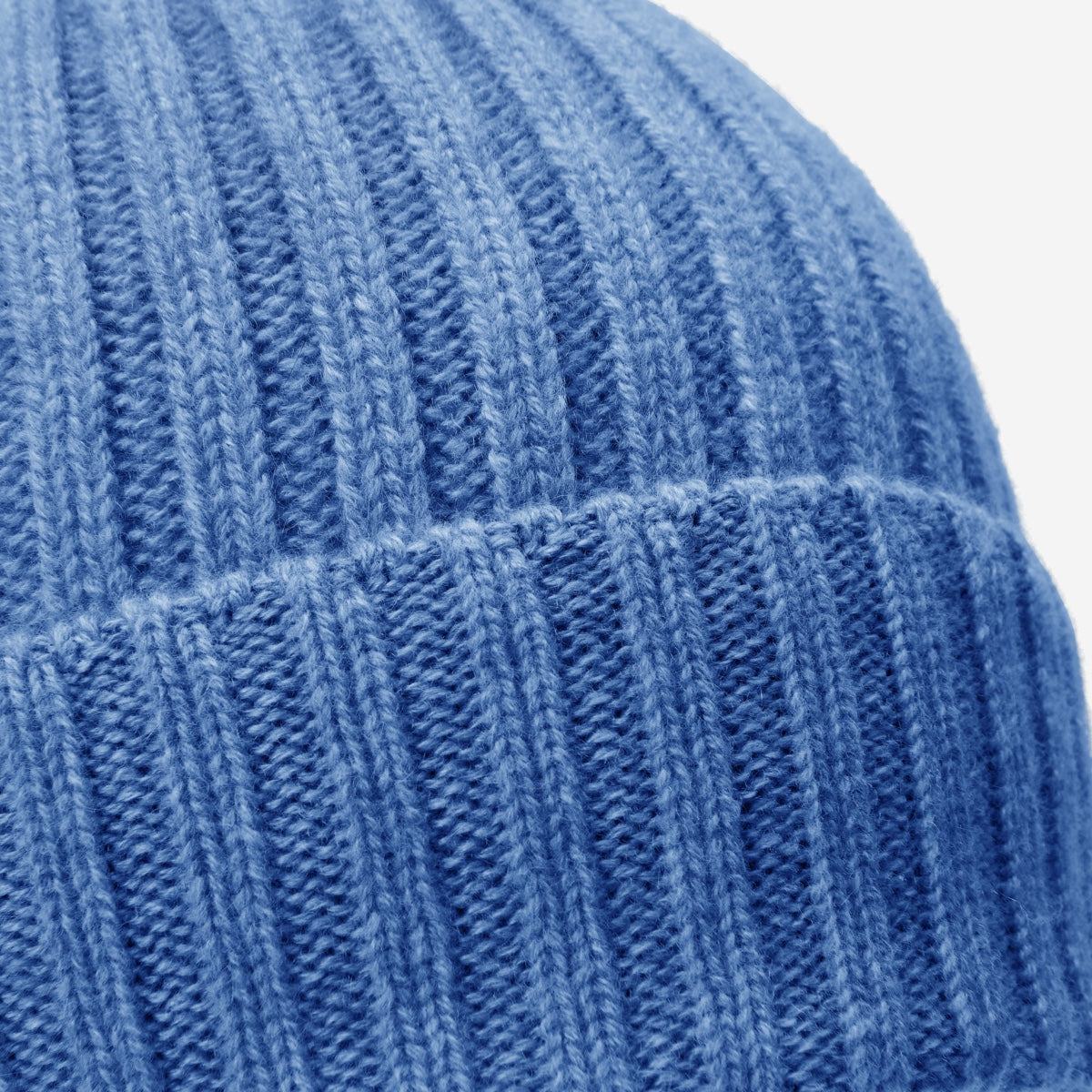 Milano Cashmere Beanie – Light Blue