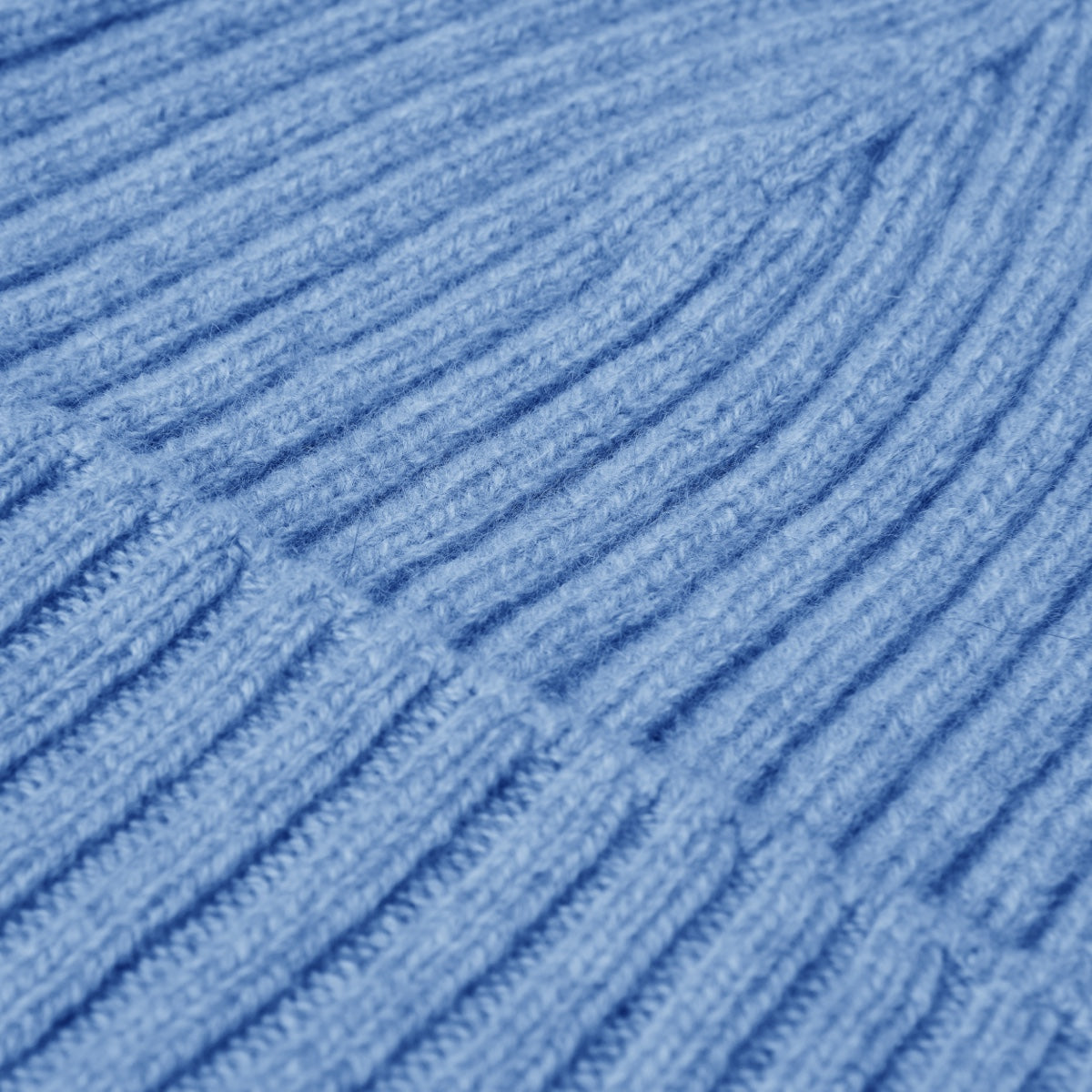 Milano Cashmere Beanie – Light Blue