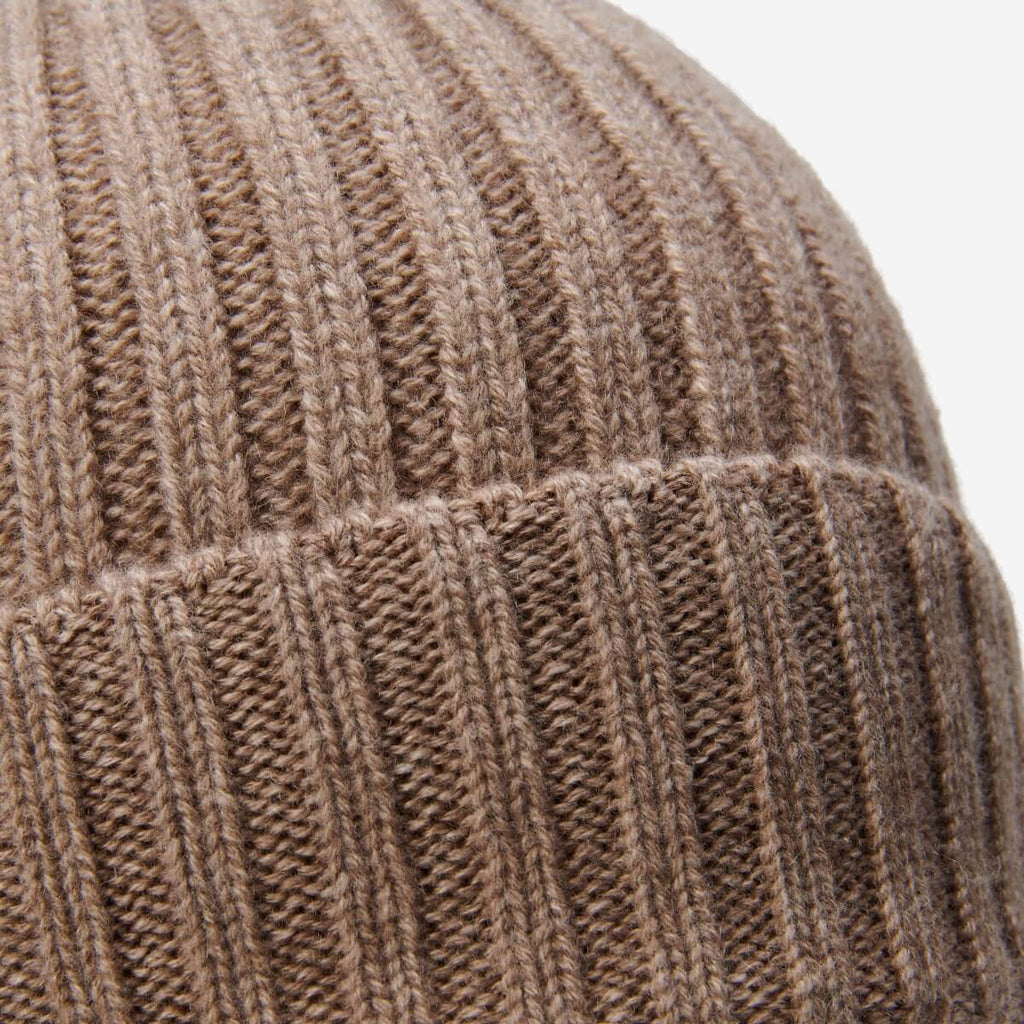 Milano Cashmere Beanie – Brown