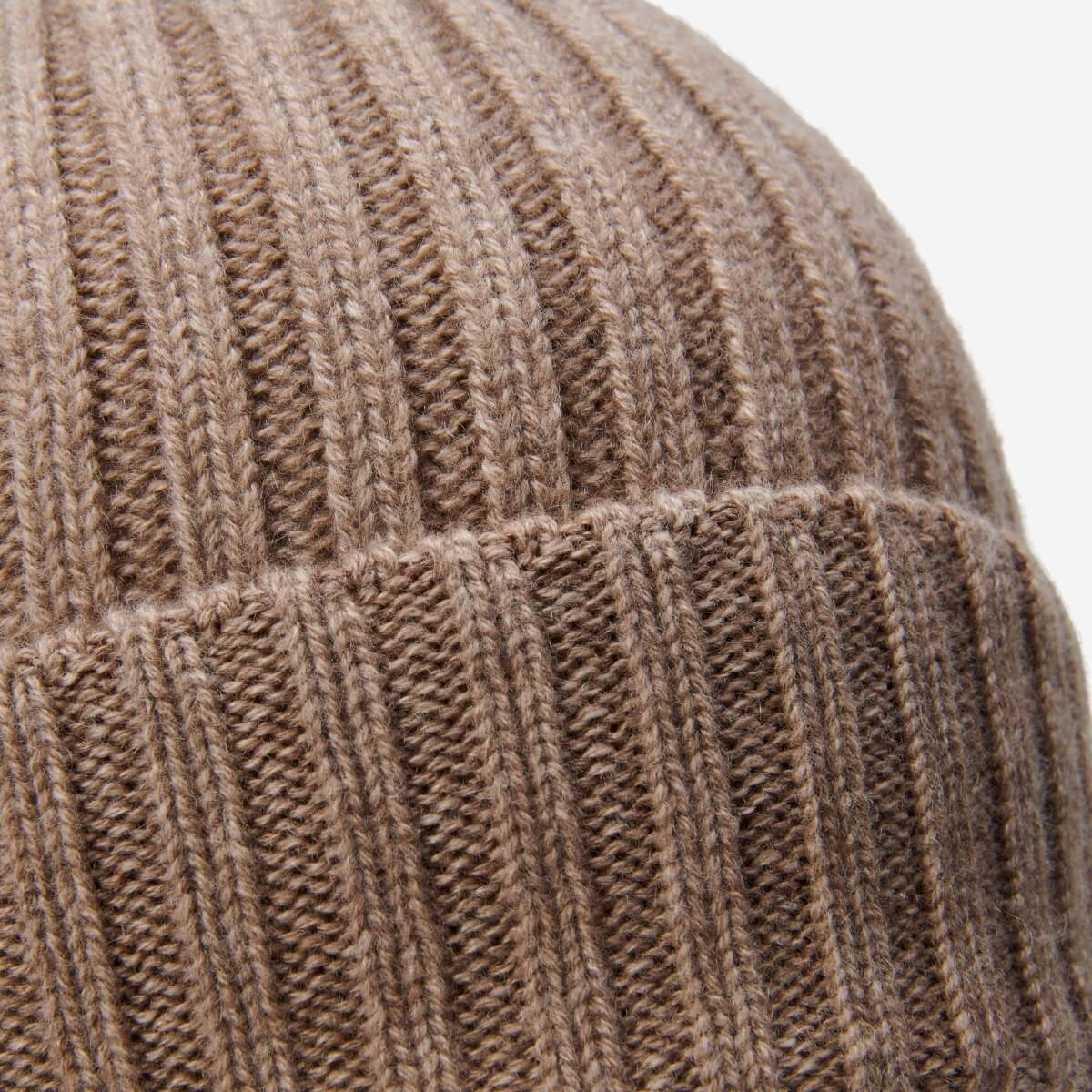 Milano Cashmere Beanie – Brown