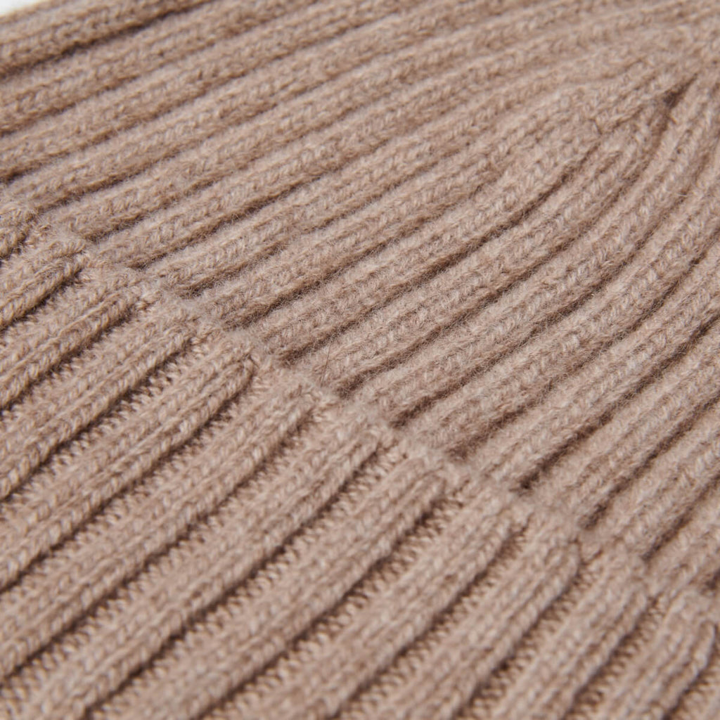 Milano Cashmere Beanie – Brown