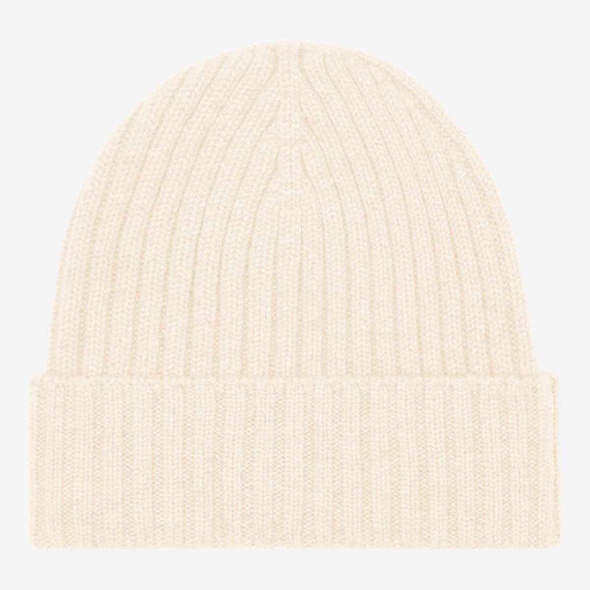 Milano Cashmere Beanie – Cream