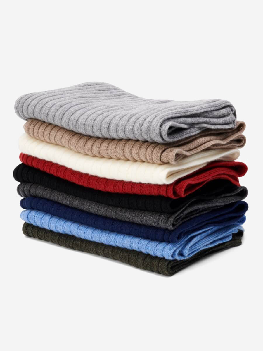 Napoli Cashmere Scarf – Dark Grey