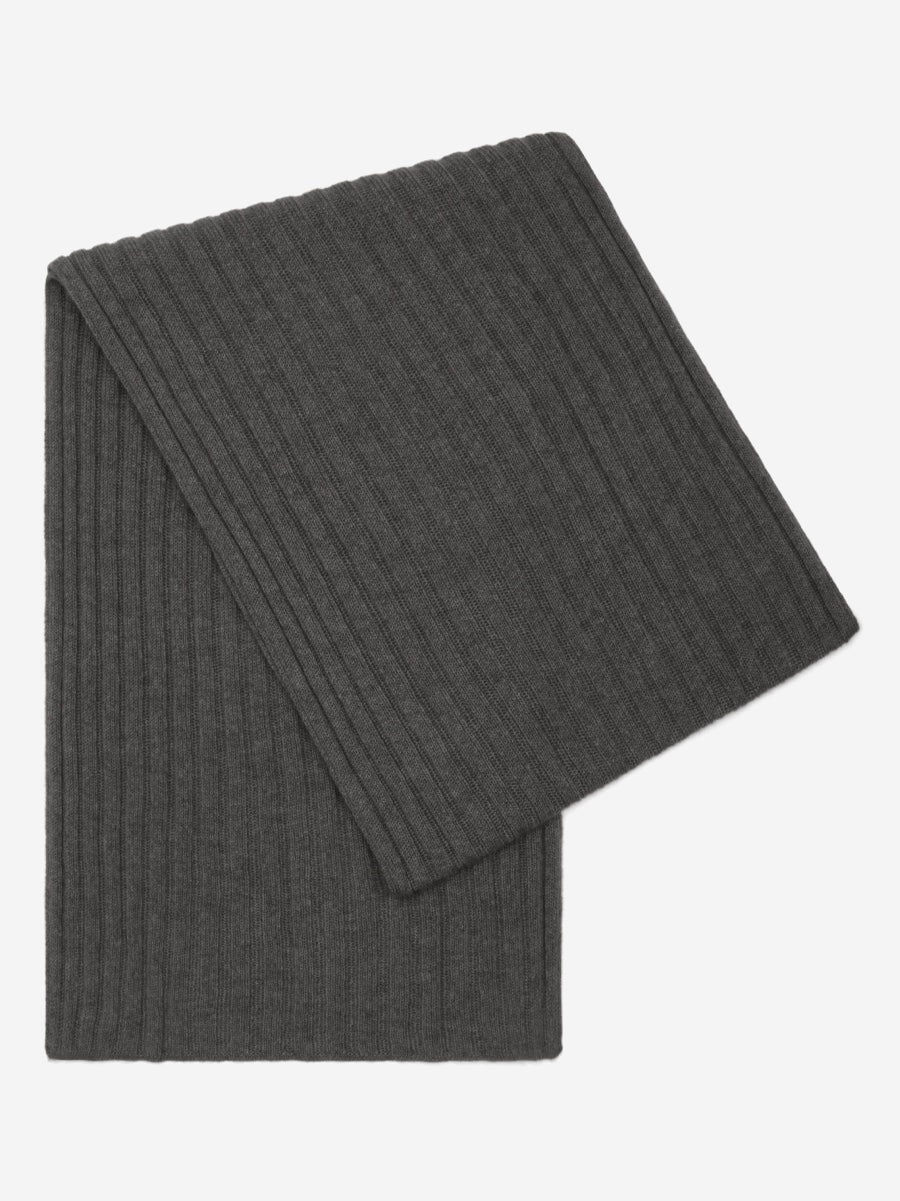 Napoli Cashmere Scarf – Dark Grey