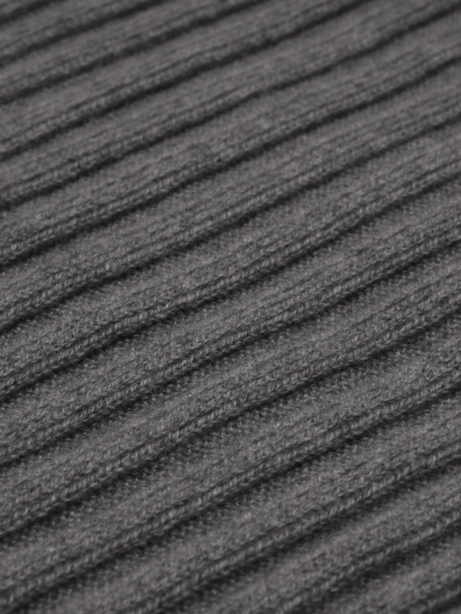 Napoli Cashmere Scarf – Dark Grey