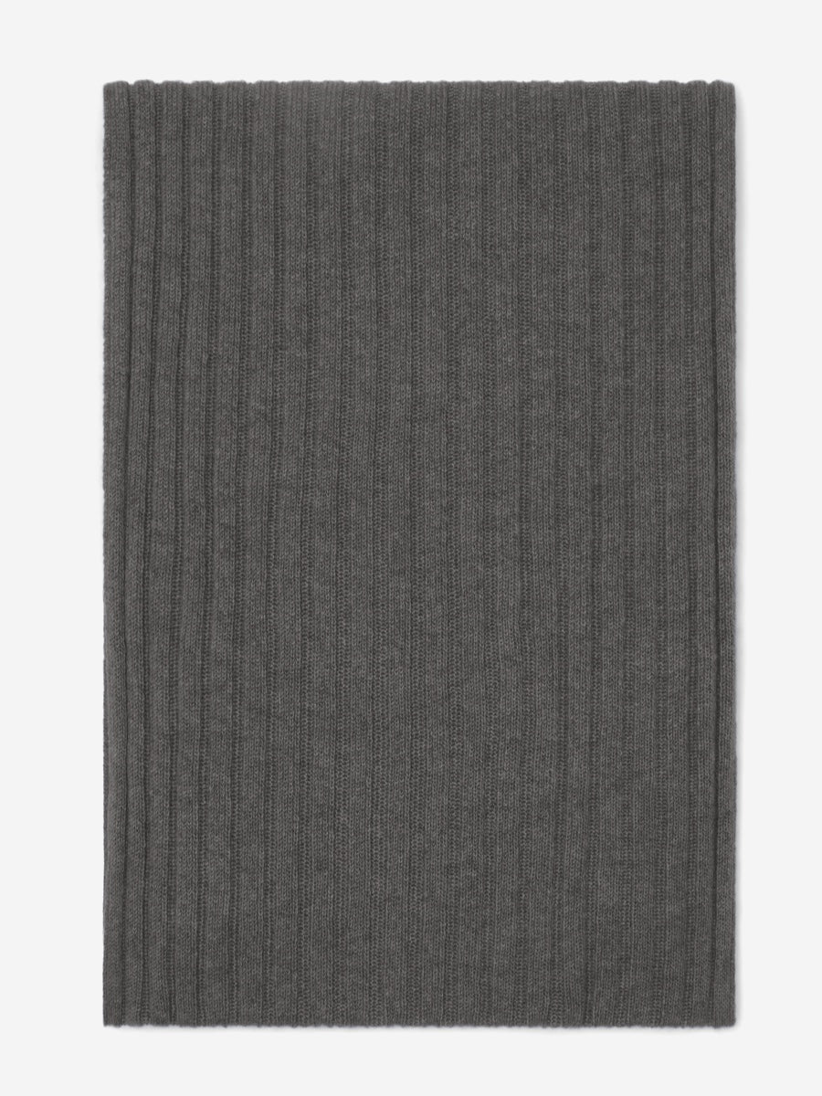 Napoli Cashmere Scarf – Dark Grey