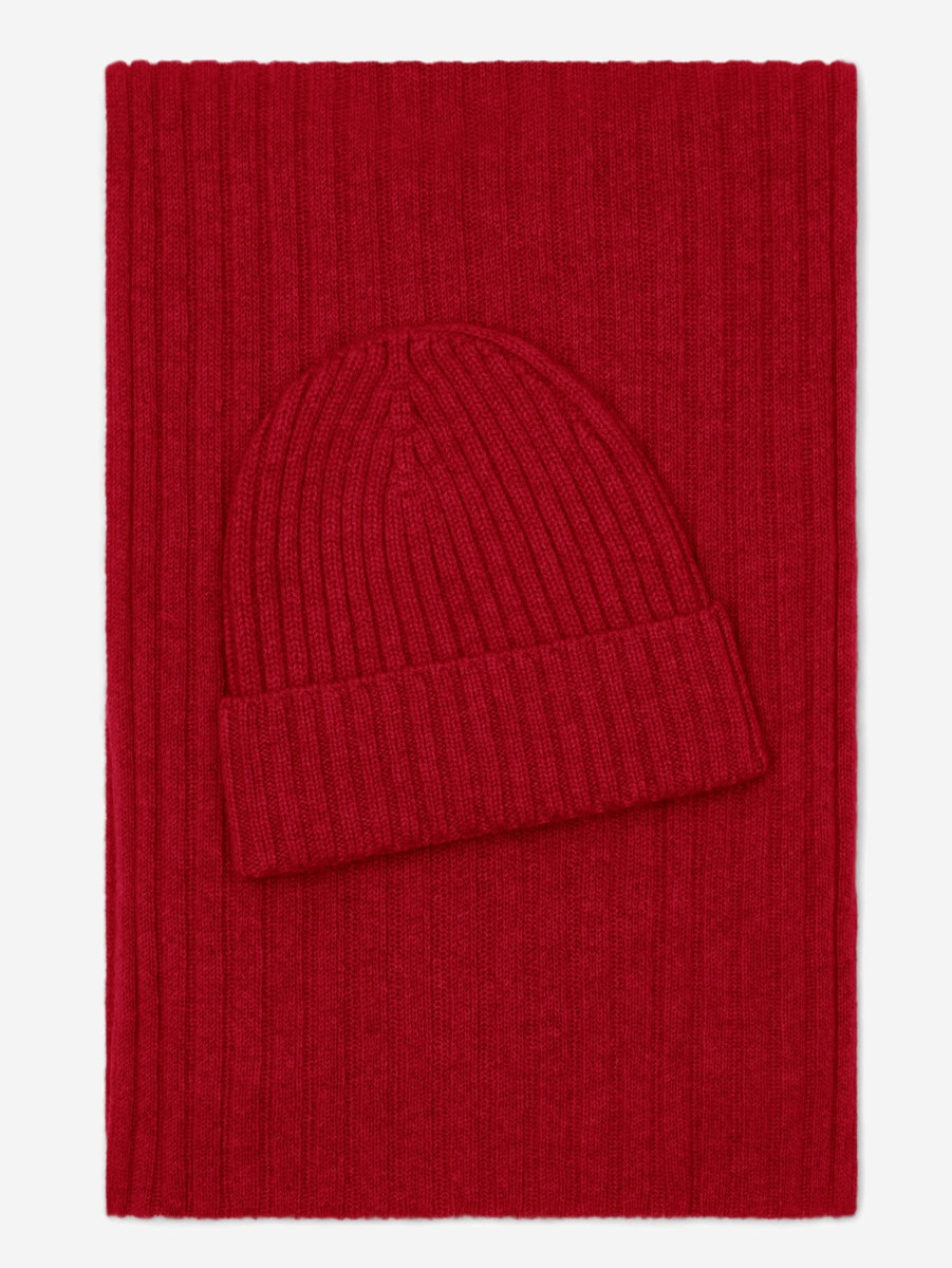 Napoli Cashmere Scarf – Red