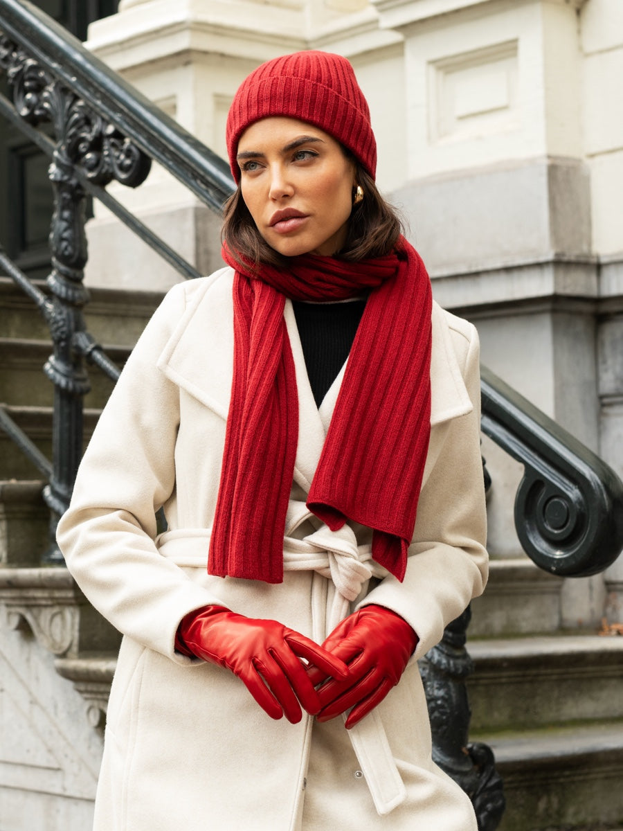 Napoli Cashmere Scarf – Red