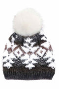 Aztec Multi-Yarn Beanie