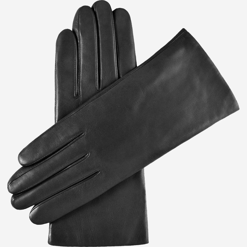 Isabella Leather Gloves – Black