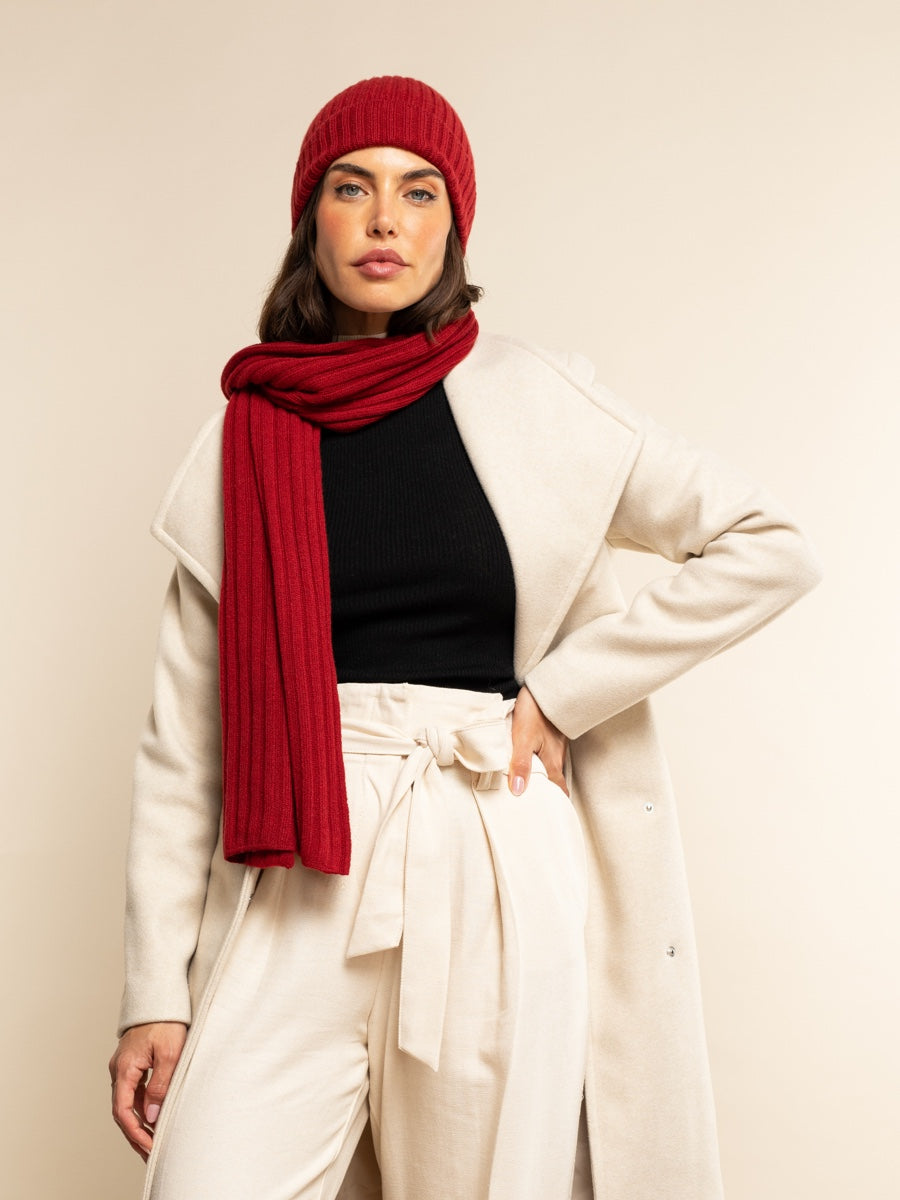Napoli Cashmere Scarf – Red